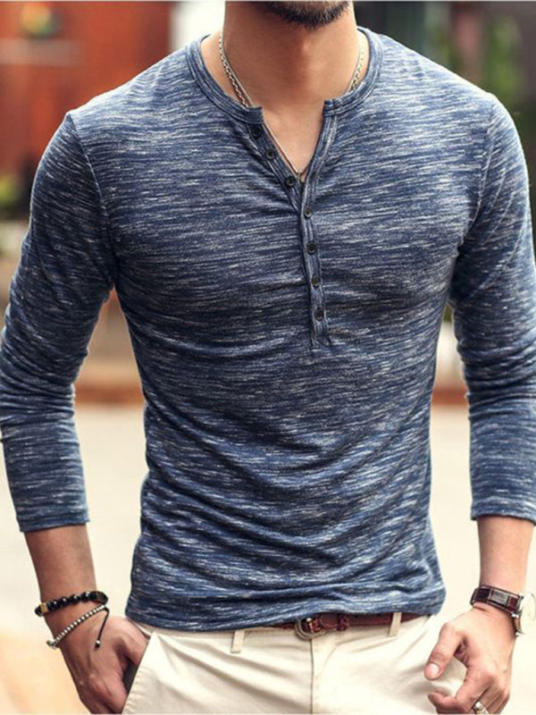 McLellan Long Sleeve Slub Henley