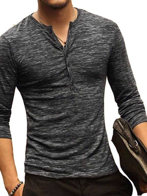 McLellan Long Sleeve Slub Henley