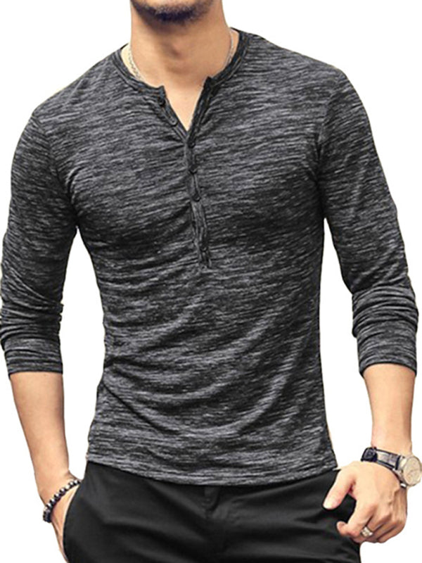 McLellan Long Sleeve Slub Henley