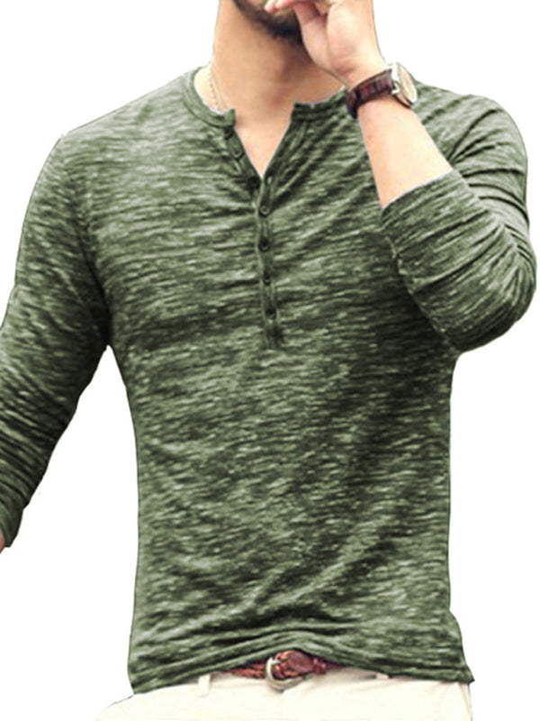 McLellan Long Sleeve Slub Henley
