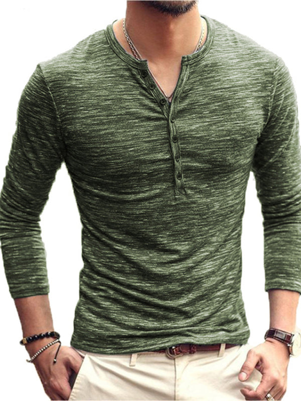 McLellan Long Sleeve Slub Henley