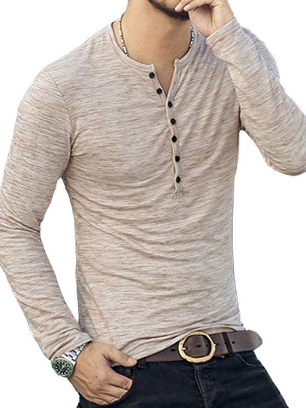 McLellan Long Sleeve Slub Henley