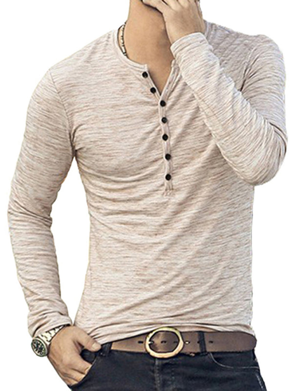 McLellan Long Sleeve Slub Henley