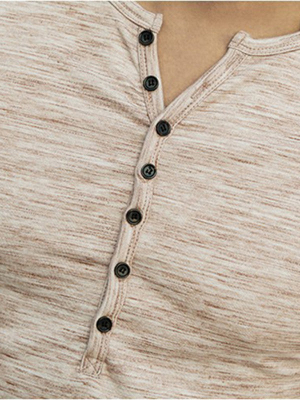 McLellan Long Sleeve Slub Henley