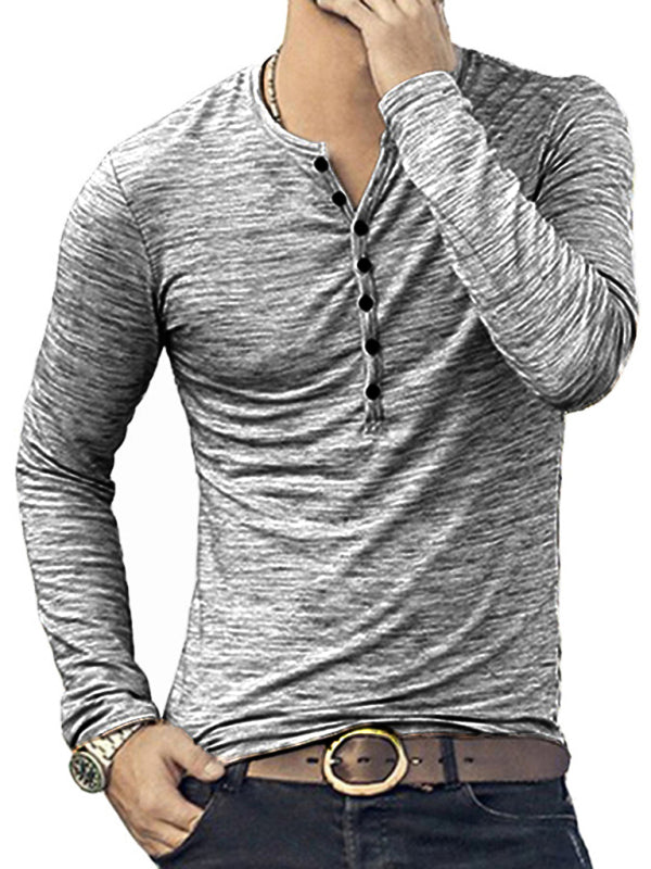 McLellan Long Sleeve Slub Henley