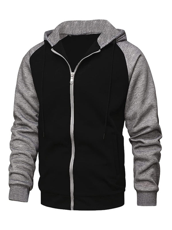 Stuart Full-Zip Contrast Hoodie