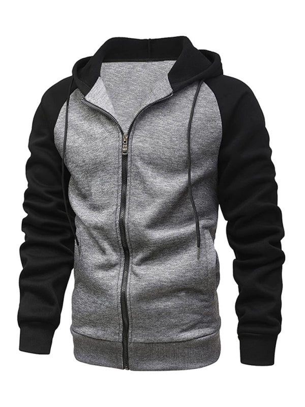 Stuart Full-Zip Contrast Hoodie