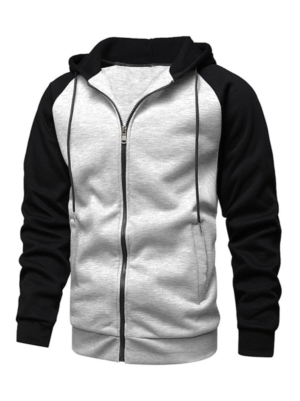Stuart Full-Zip Contrast Hoodie