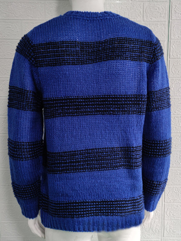 Meade Striped Crew Sweater