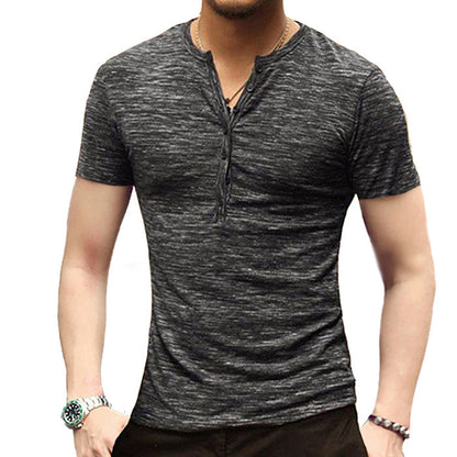 Buford Short Sleeve Slub Henley