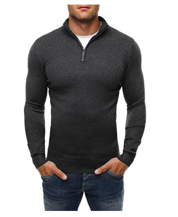 Lincoln Casual Quarter Zip Sweater