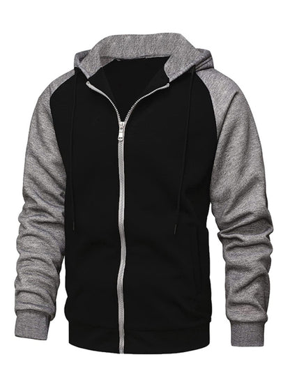 Stuart Full-Zip Contrast Hoodie