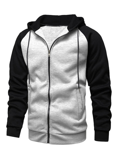 Stuart Full-Zip Contrast Hoodie