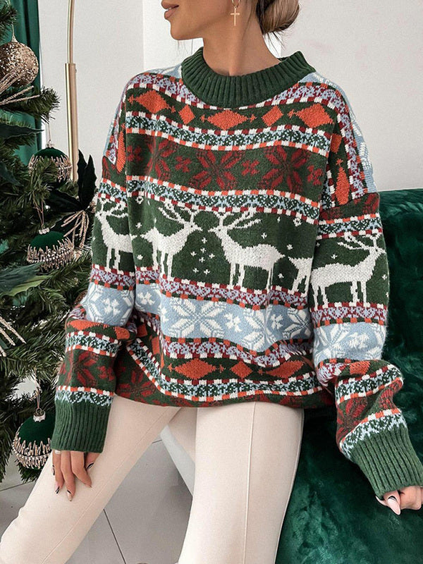 Women's Prancer Christmas Sweater