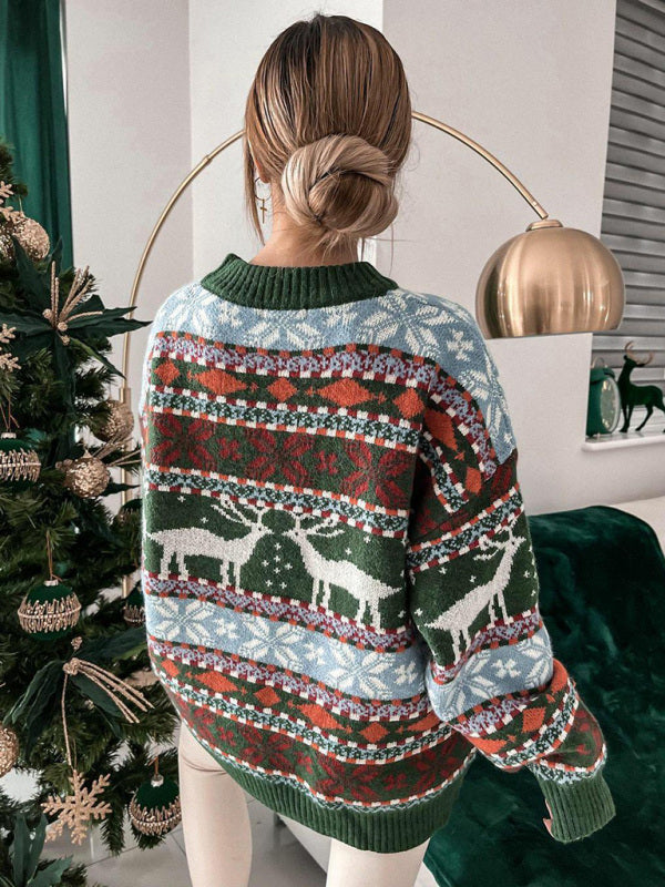 Women's Prancer Christmas Sweater