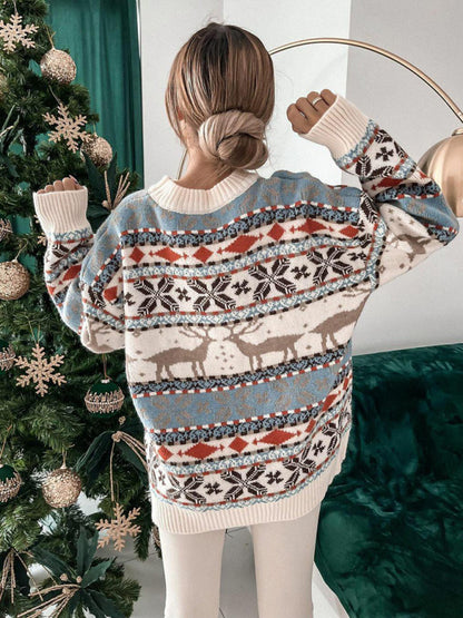 Women's Prancer Christmas Sweater